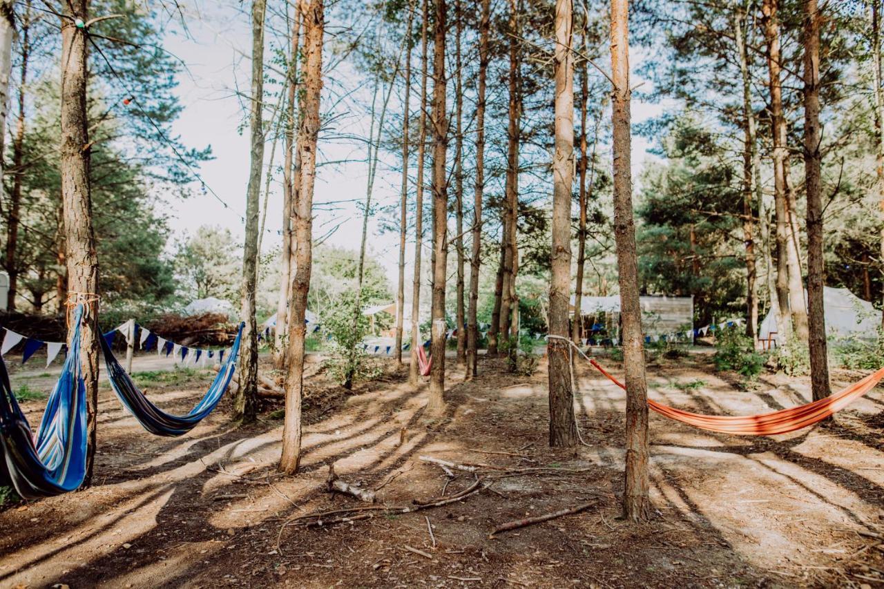 Raus Und Gut Glamping Am Graebendorfer See Drebkau Exterior foto