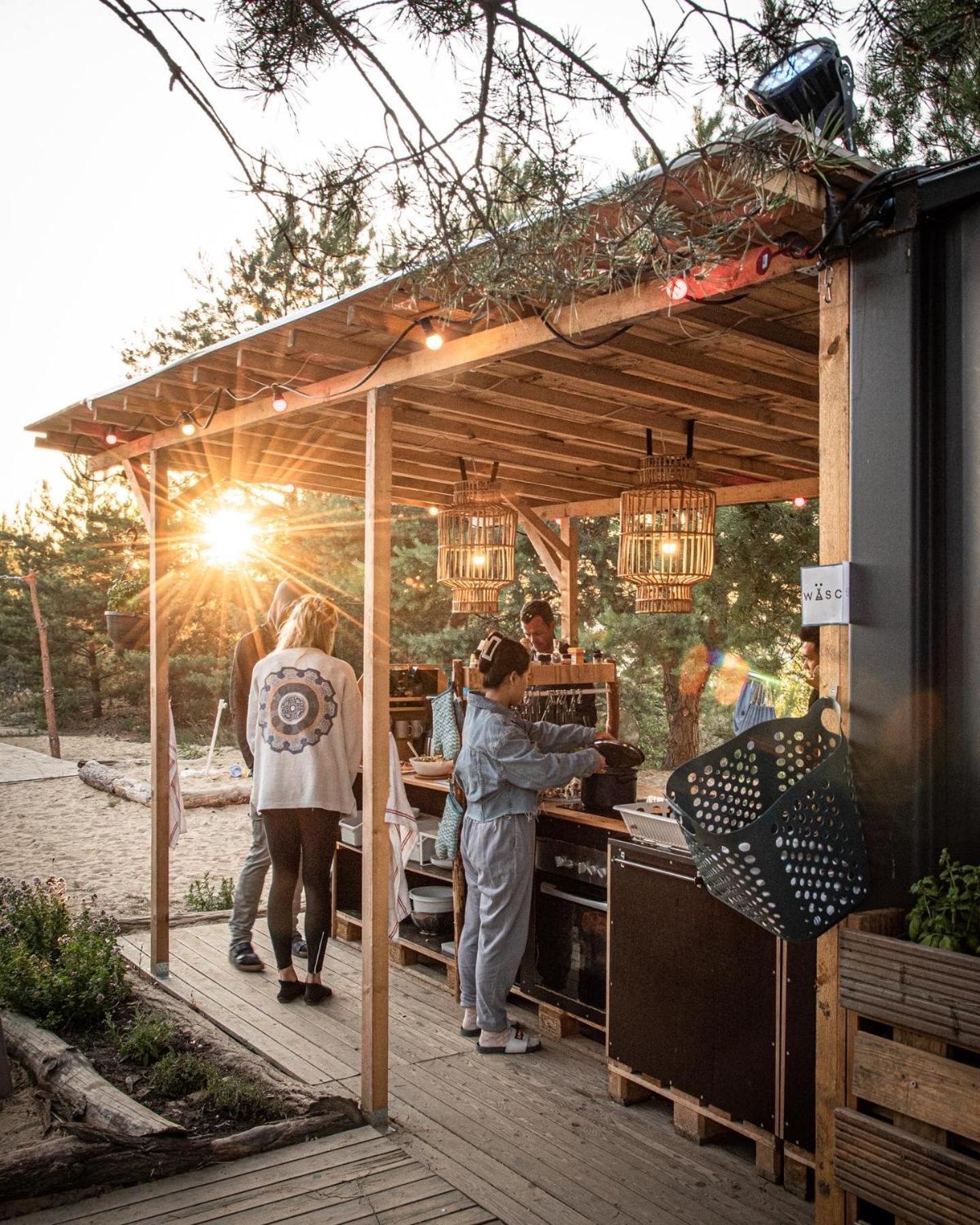 Raus Und Gut Glamping Am Graebendorfer See Drebkau Exterior foto