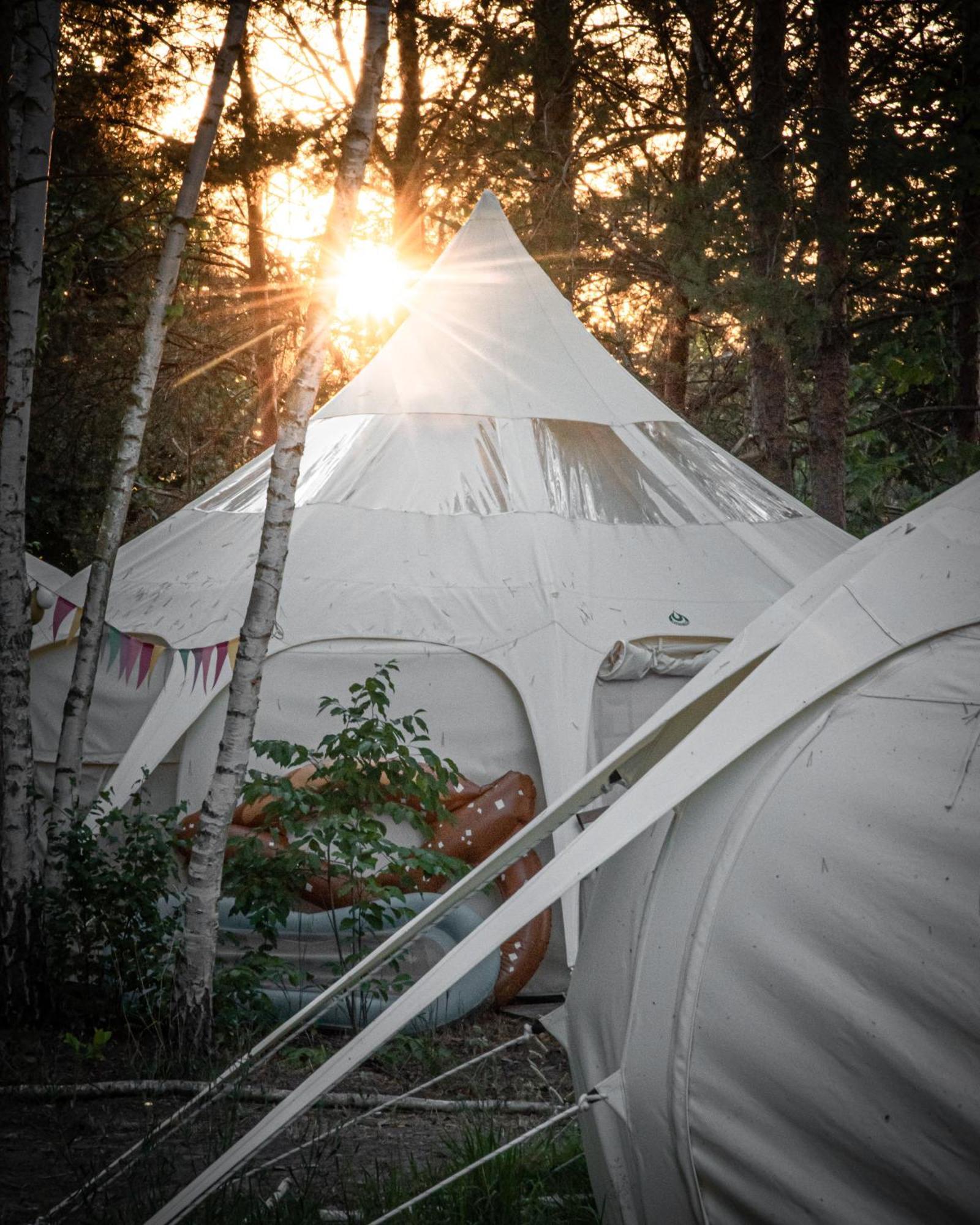 Raus Und Gut Glamping Am Graebendorfer See Drebkau Exterior foto