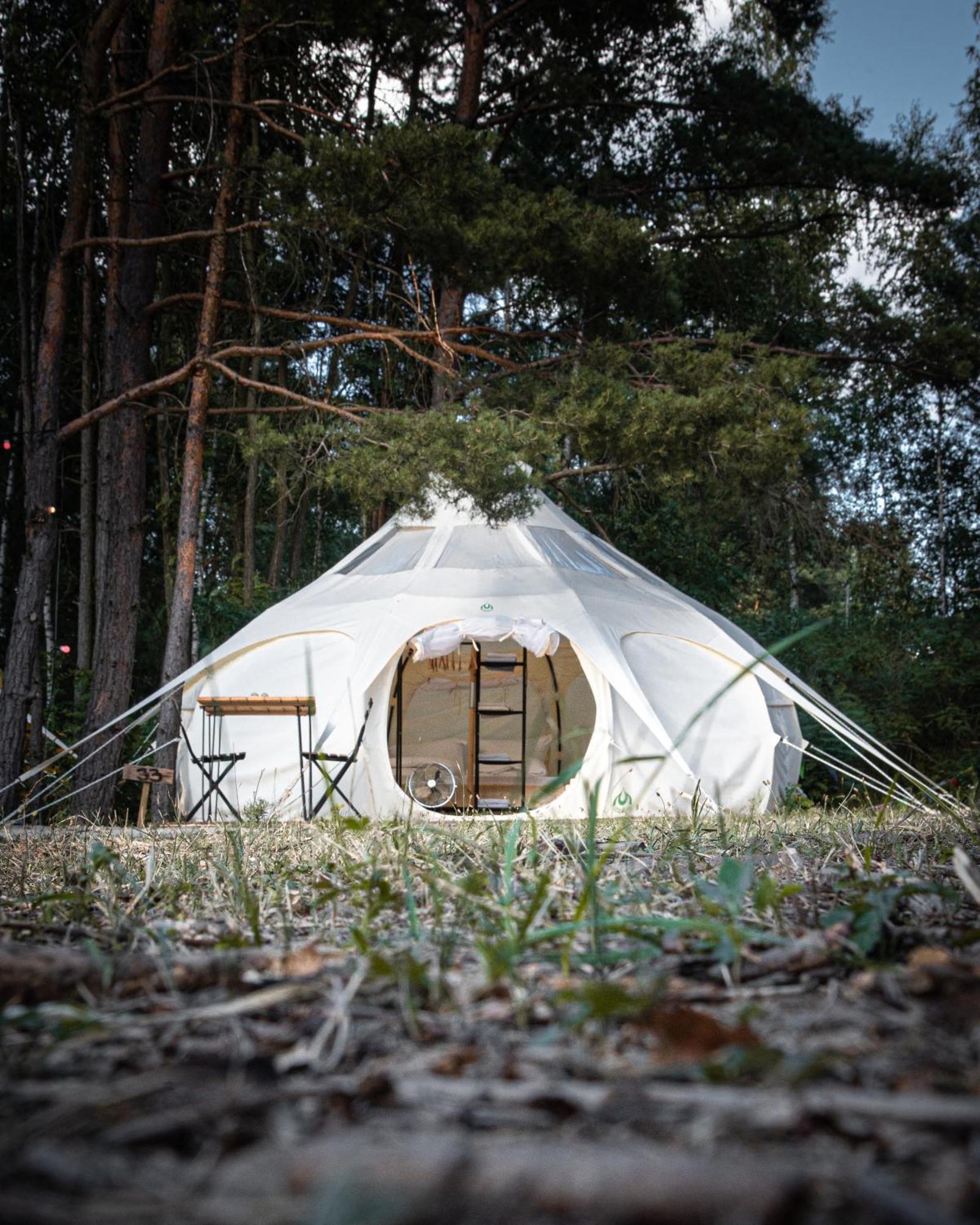 Raus Und Gut Glamping Am Graebendorfer See Drebkau Exterior foto