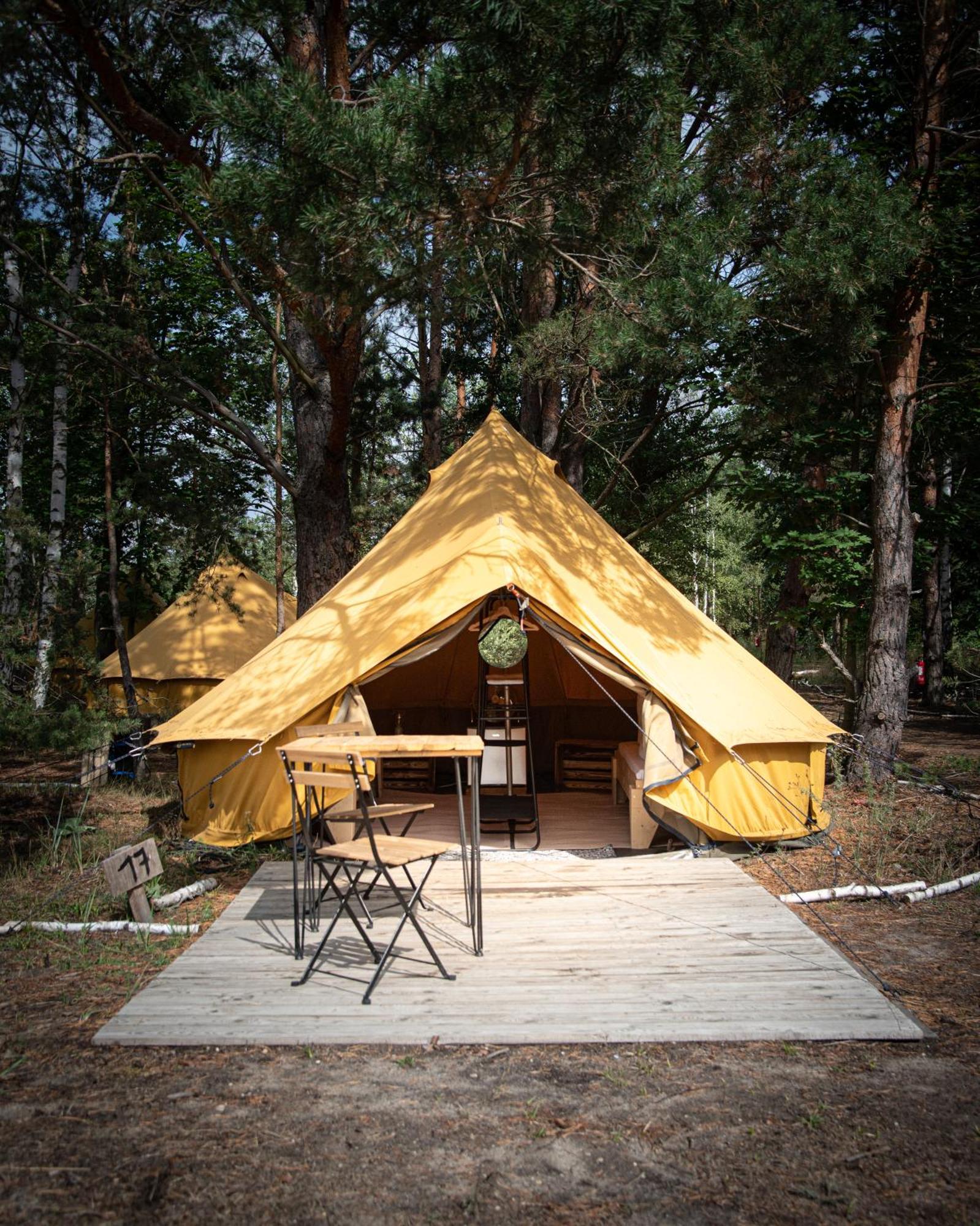 Raus Und Gut Glamping Am Graebendorfer See Drebkau Exterior foto
