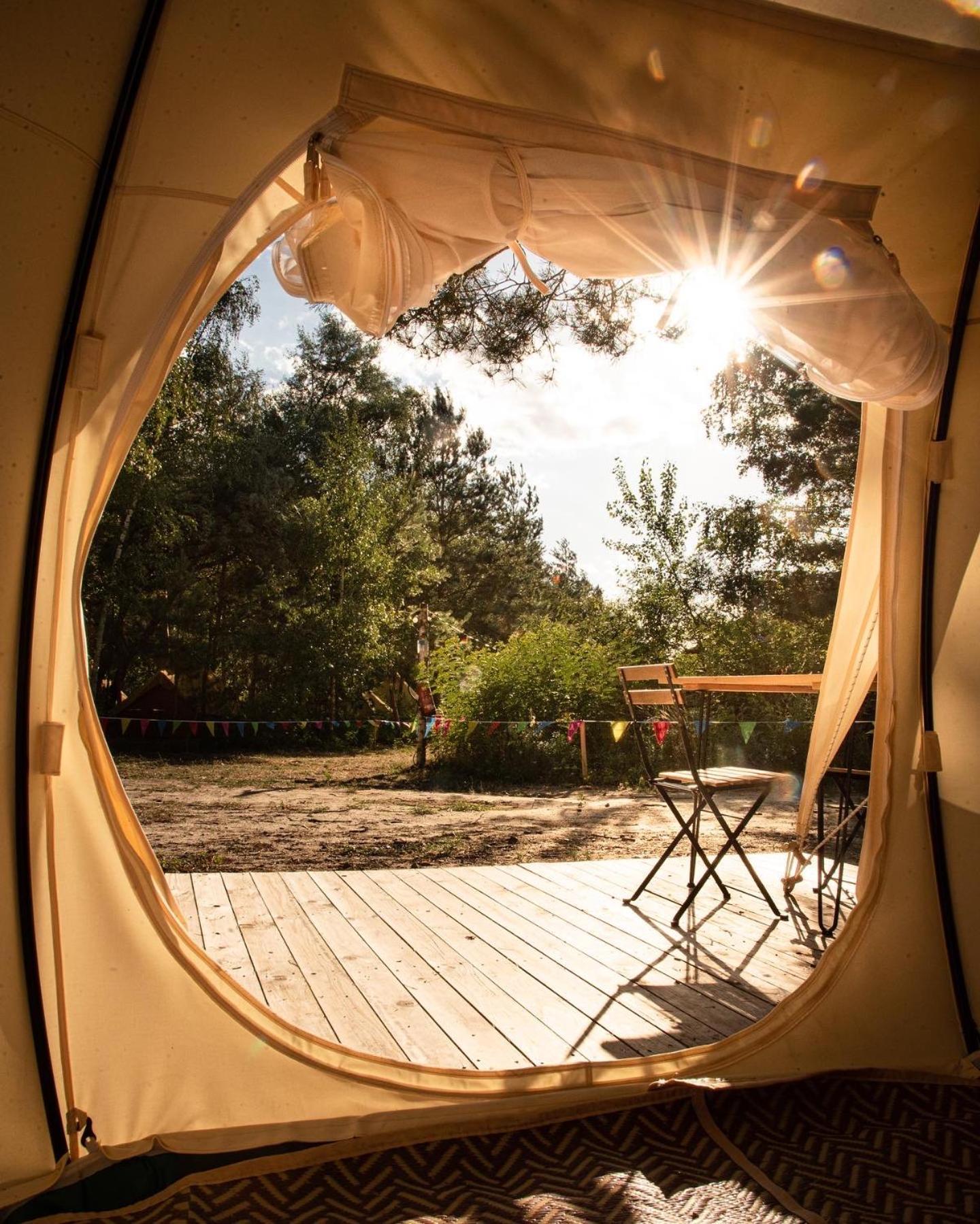 Raus Und Gut Glamping Am Graebendorfer See Drebkau Exterior foto